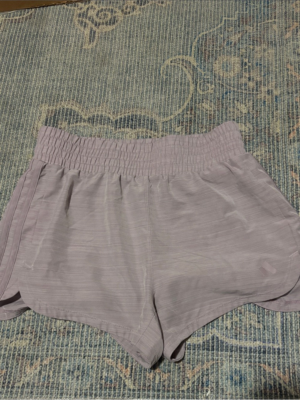 adidas Light Lavender Athletic Shorts for Women